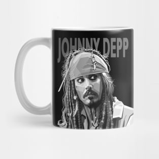 Johnny Depp Grey Mug